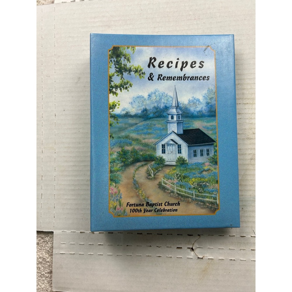 Recipes & Remembrances Fortuna Baptist Church 2002 Cookbook Binder
